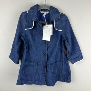NWT Pumpkin Patch Blue Denim Toddler Jacket